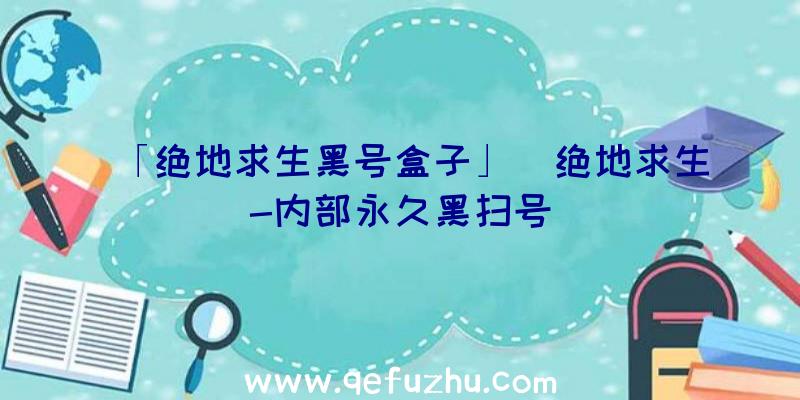 「绝地求生黑号盒子」|绝地求生-内部永久黑扫号